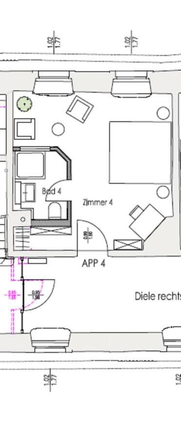 Propstei Wechterswinkel Acomodação com café da manhã Exterior foto